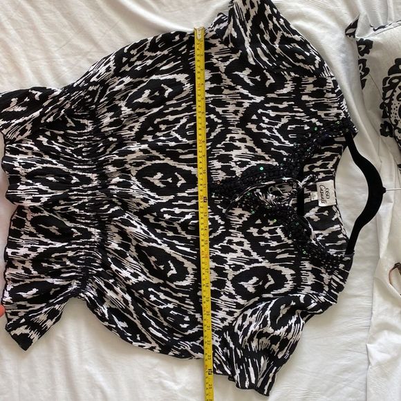 Oso casual two piece skirt, size extra, large, black, and white - Picture 6 of 10